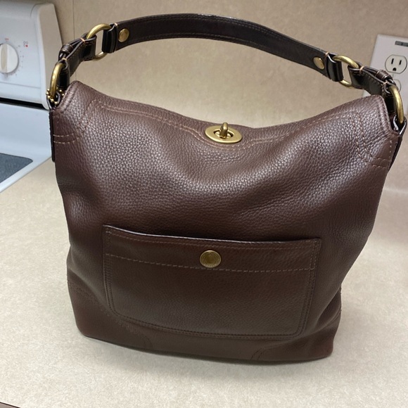 Coach Handbags - Coach Hobo Bag Chelsea Pebbled Brown.